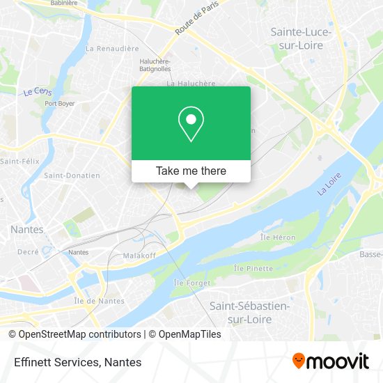 Effinett Services map