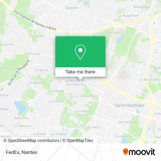 FedEx map