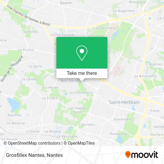 Grosfillex Nantes map