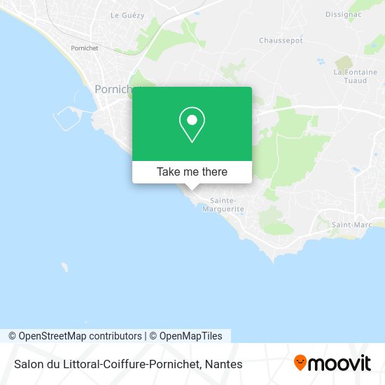 Salon du Littoral-Coiffure-Pornichet map