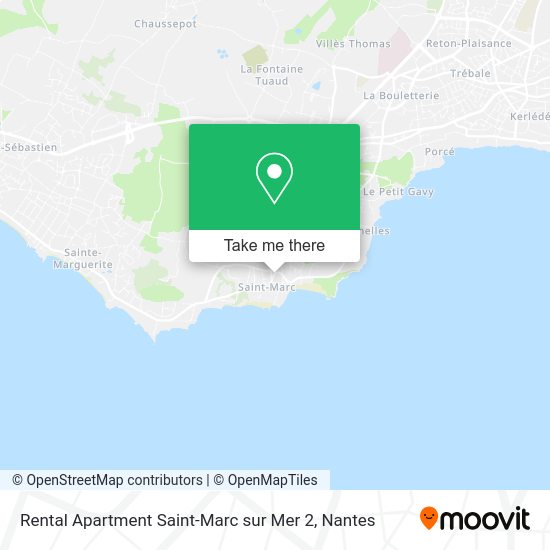 Rental Apartment Saint-Marc sur Mer 2 map