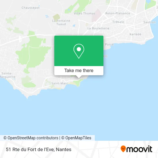 Mapa 51 Rte du Fort de l'Eve