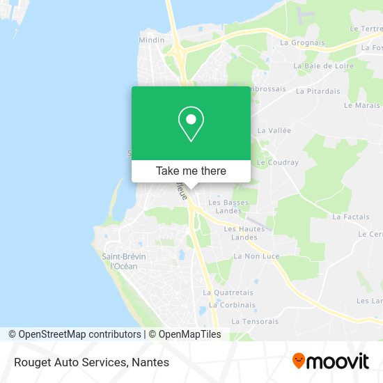 Rouget Auto Services map