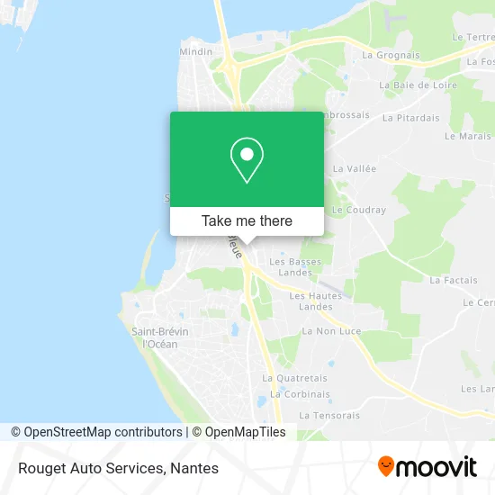 Rouget Auto Services map