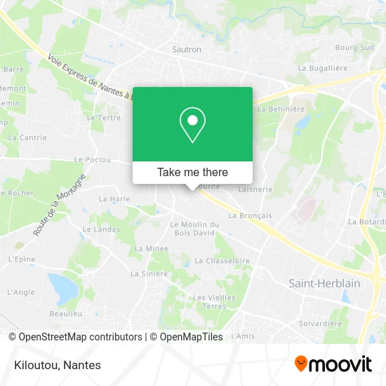 Mapa Kiloutou