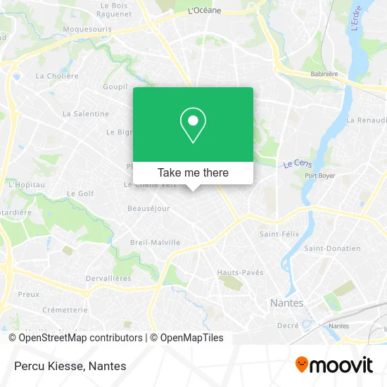 Percu Kiesse map