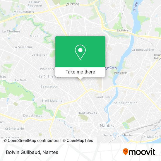 Boivin Guilbaud map