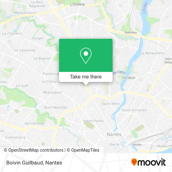Mapa Boivin Guilbaud