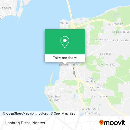 Hashtag Pizza map