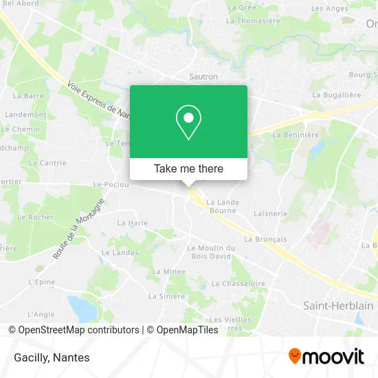 Gacilly map