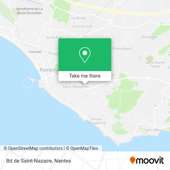 Mapa Bd de Saint-Nazaire