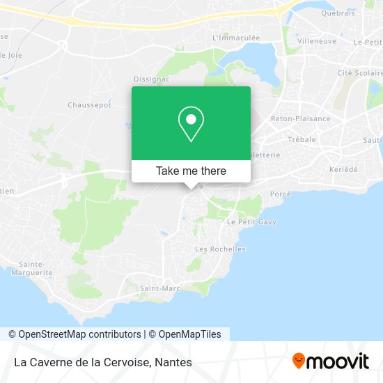 La Caverne de la Cervoise map