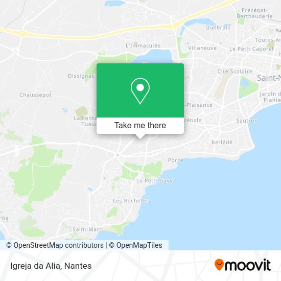 Igreja da Alia map