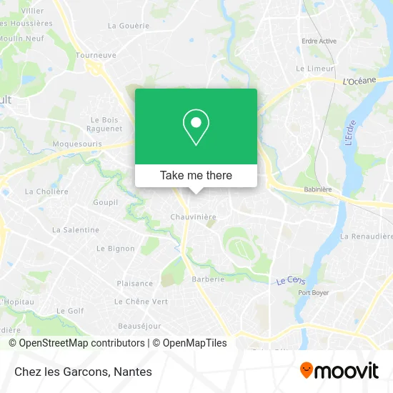 Chez les Garcons map