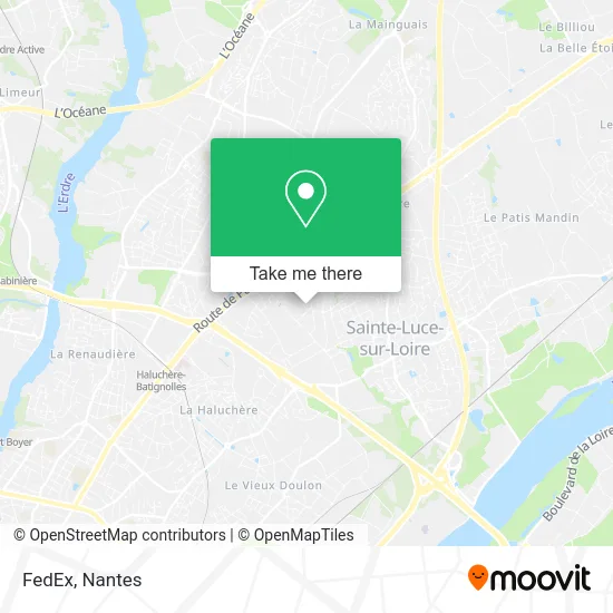 FedEx map