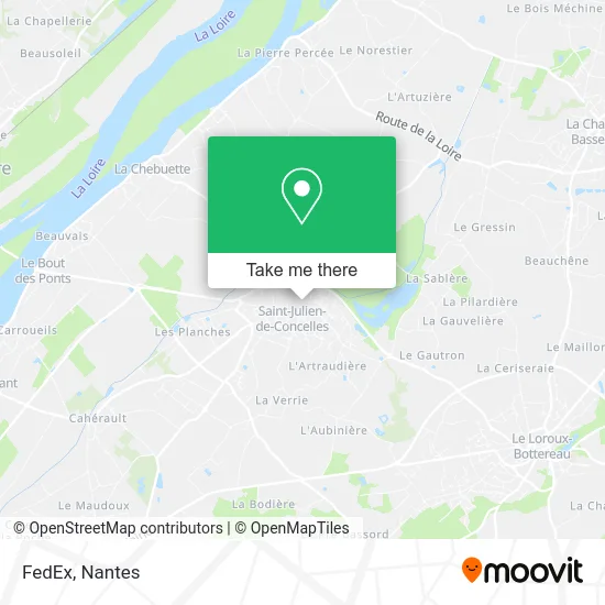FedEx map