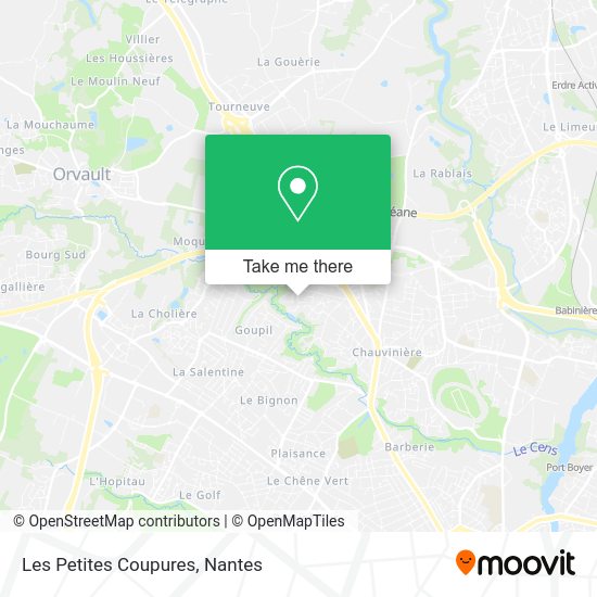 Les Petites Coupures map