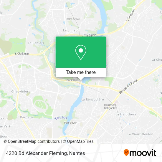 Mapa 4220 Bd Alexander Fleming