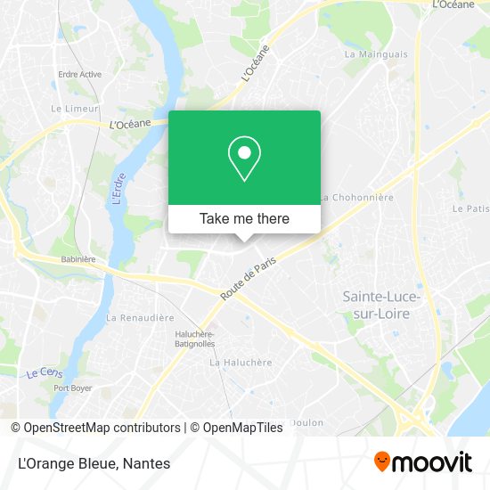 L'Orange Bleue map