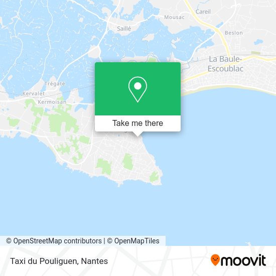 Taxi du Pouliguen map