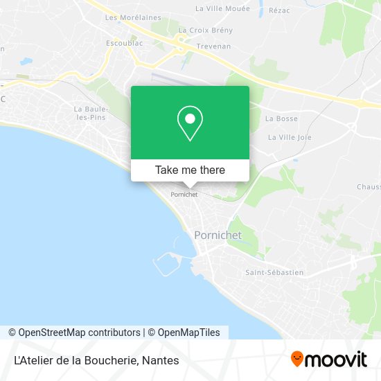 L'Atelier de la Boucherie map