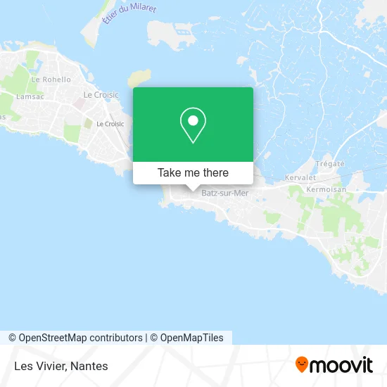 Les Vivier map