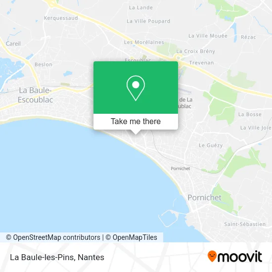La Baule-les-Pins map