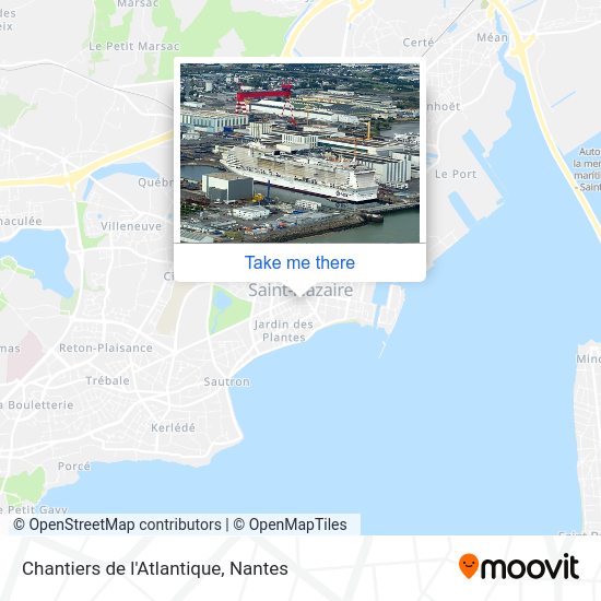 Chantiers de l'Atlantique map
