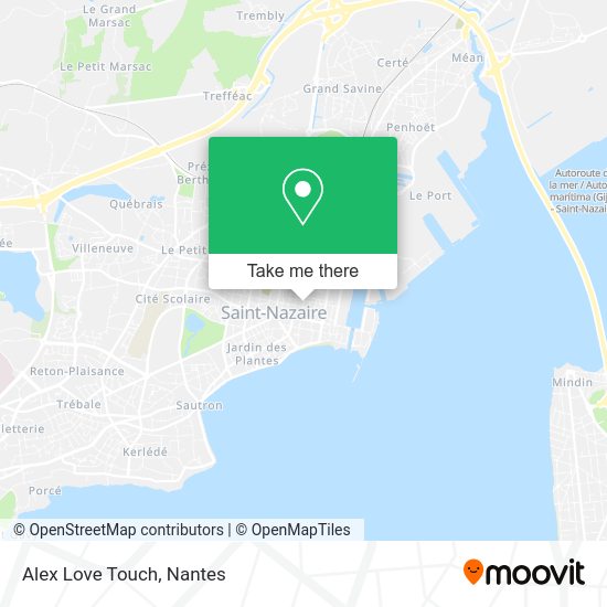 Alex Love Touch map