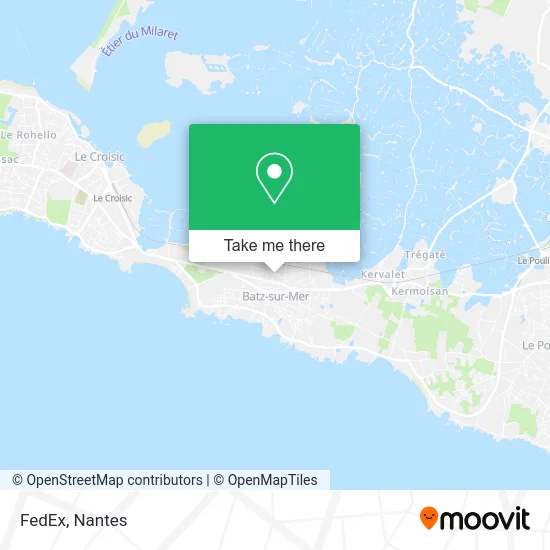 FedEx map
