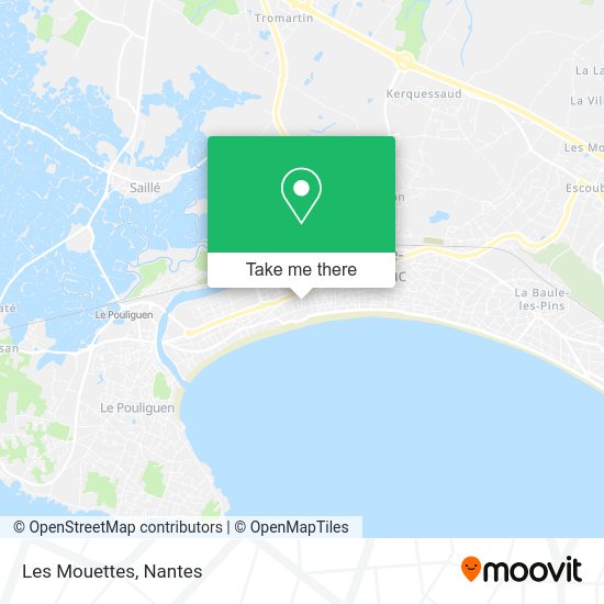 Les Mouettes map