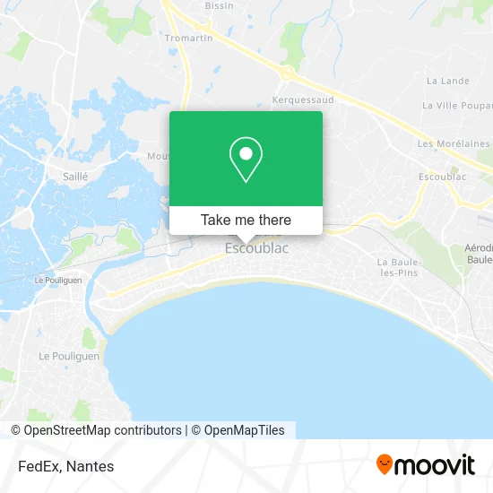 FedEx map