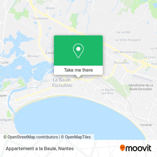 Appartement a la Baule map