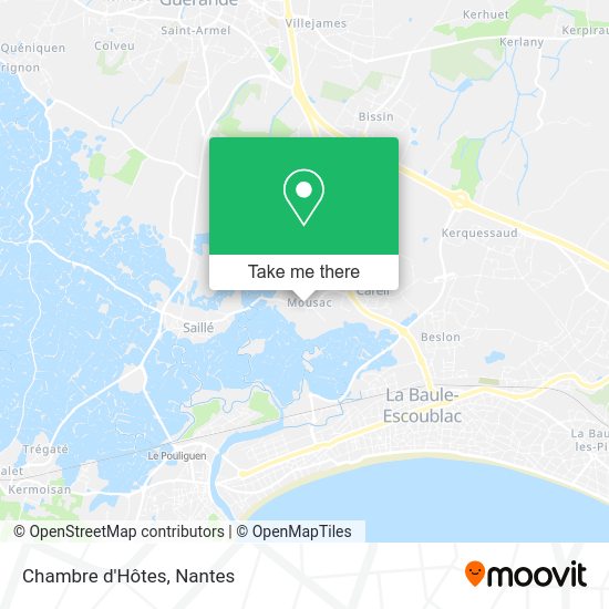 Chambre d'Hôtes map