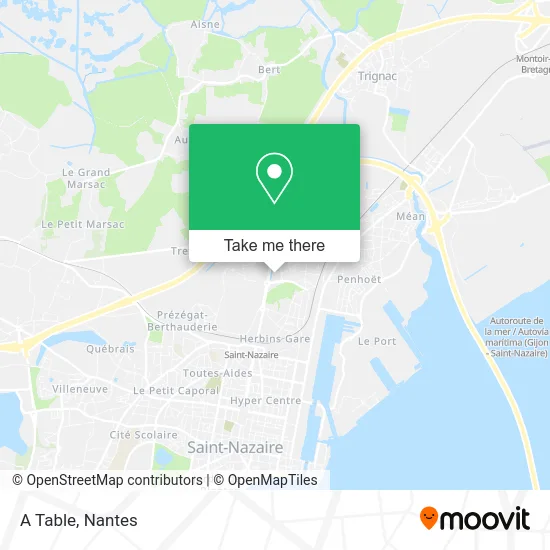 Mapa A Table