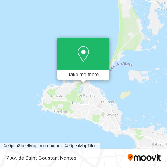 Mapa 7 Av. de Saint-Goustan