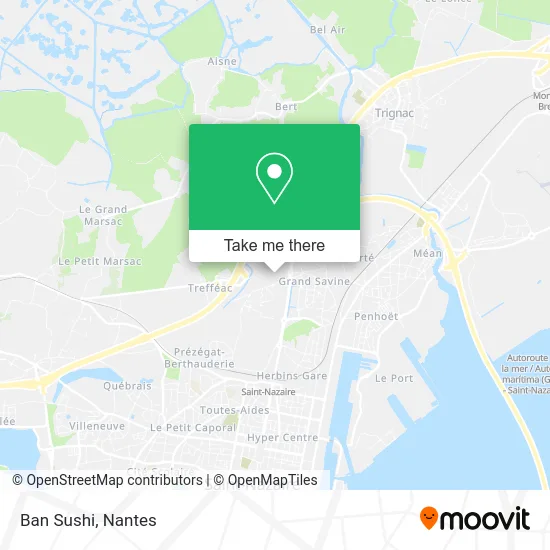 Mapa Ban Sushi