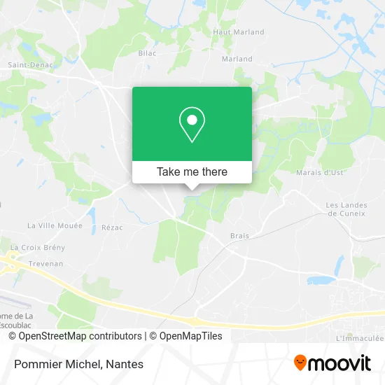 Mapa Pommier Michel