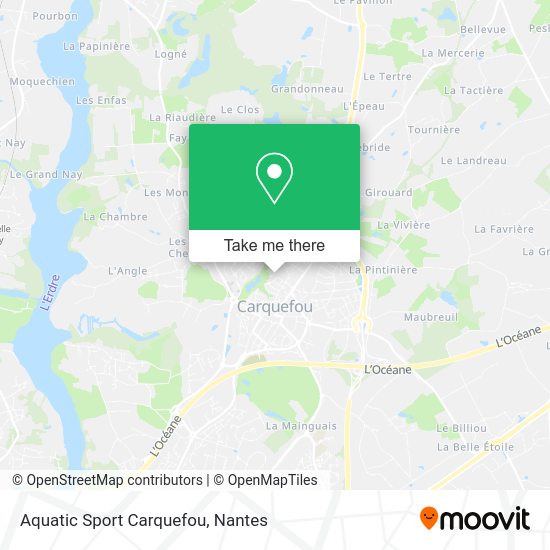 Aquatic Sport Carquefou map