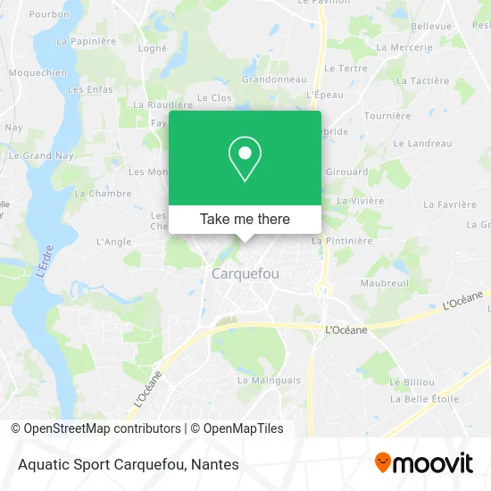 Mapa Aquatic Sport Carquefou