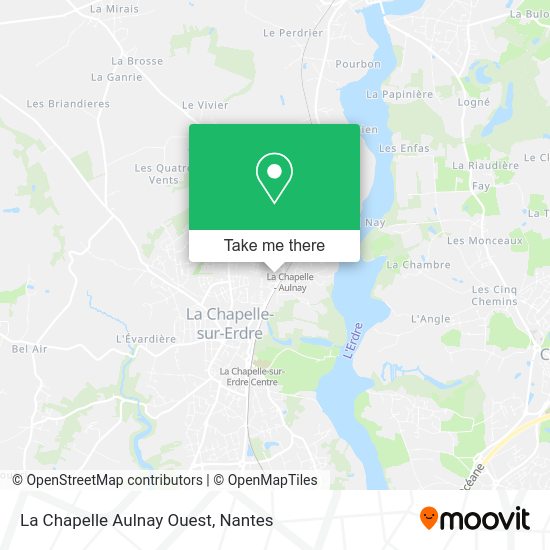 La Chapelle Aulnay Ouest map