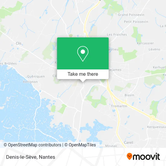 Mapa Denis-le-Sève