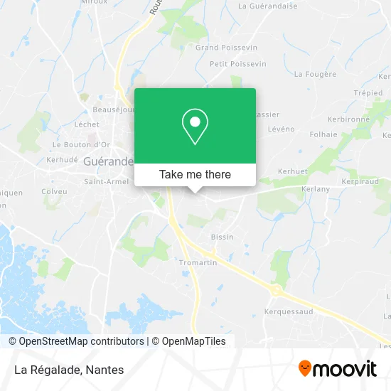 Mapa La Régalade