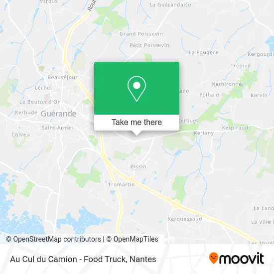 Mapa Au Cul du Camion - Food Truck