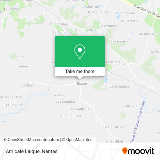 Amicale Laique map