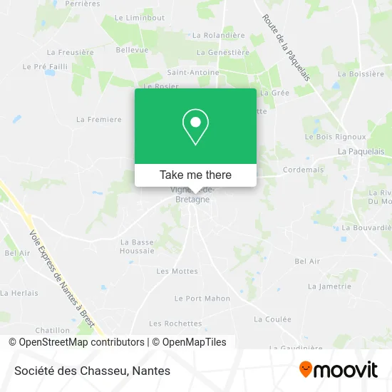 Société des Chasseu map