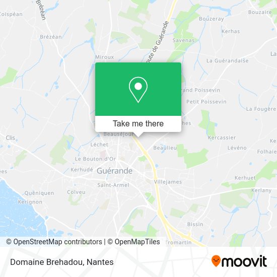 Domaine Brehadou map