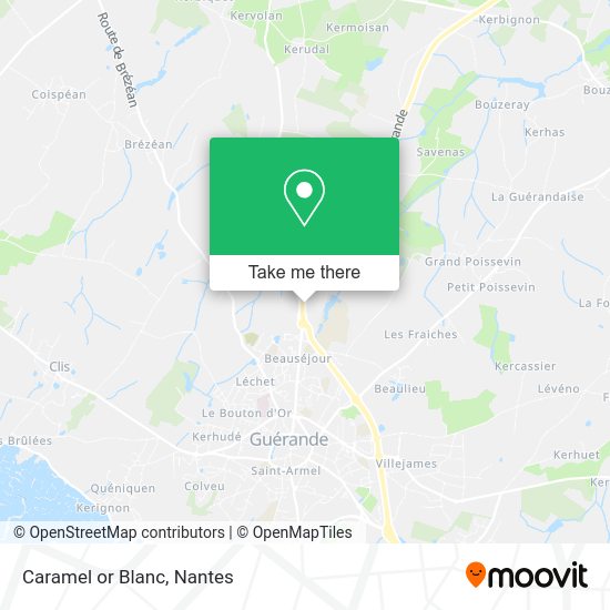 Caramel or Blanc map