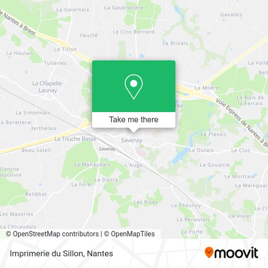 Imprimerie du Sillon map
