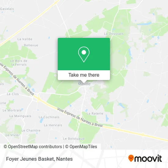 Foyer Jeunes Basket map